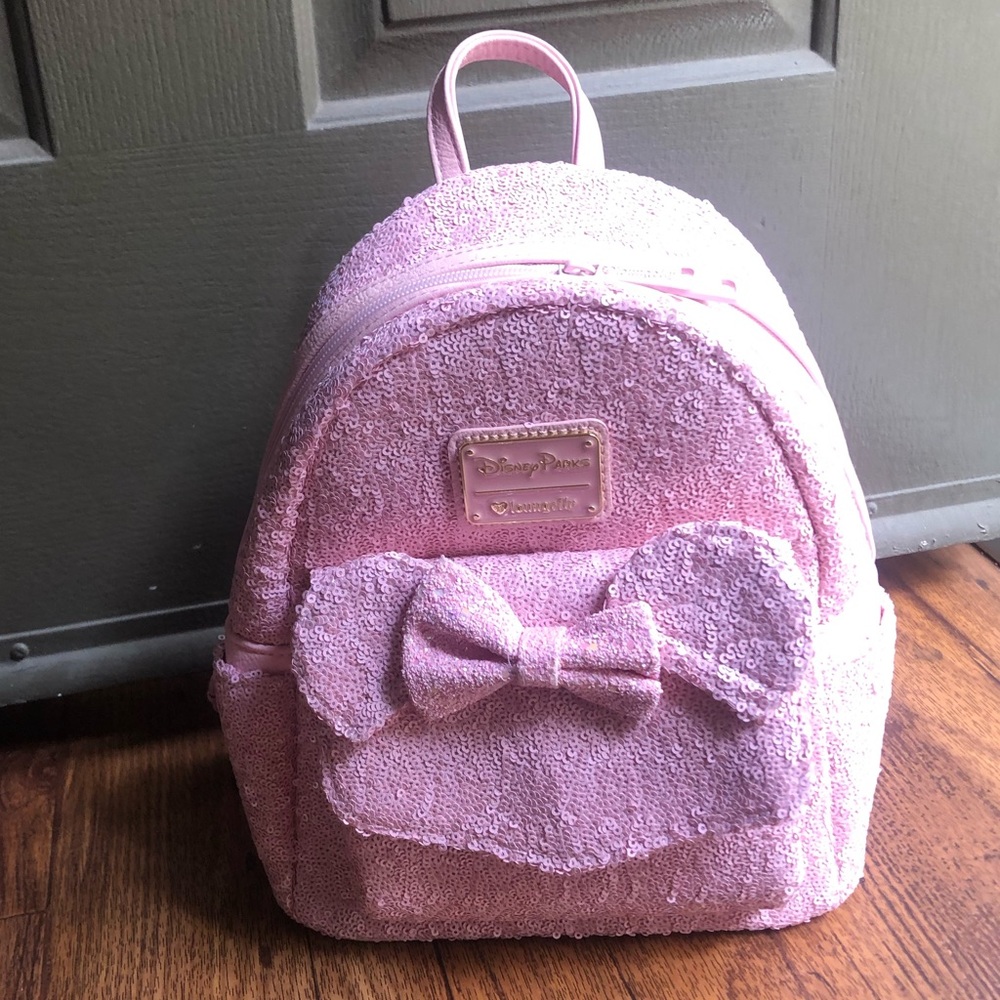 Disney Millennial Pink Minnie Ears Mini Backpack